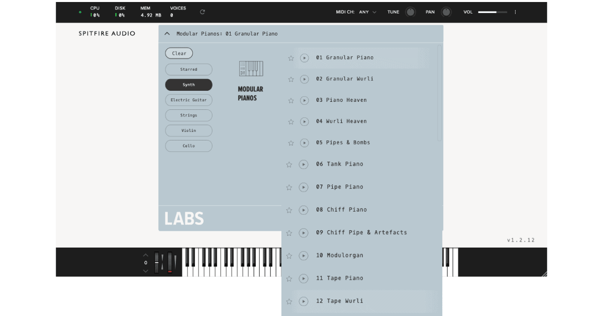 使える音源？無料プラグイン集「Spitfire Audio LABS」を全て使ってレビュー！使い方も紹介！ | DTMer.info